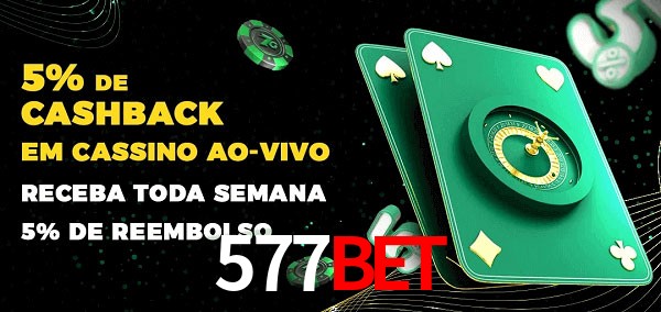 Promoções do cassino ao Vivo 577Bet